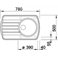 Кухонная мойка BLANCO RONDOVAL 45S (515764) белый
