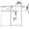 Кухонная мойка BLANCO METRA 45 S Compact (519576) белый