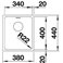 Кухонная мойка BLANCO ANDANO 340-U (518306)