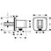 Шланговое подсоединение HANSGROHE Fixfit Porter E 26485000