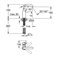 Смеситель для умывальника GROHE Essence New 23480001