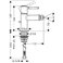 Смеситель для биде HANSGROHE TALIS CLASSIC 14120000