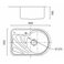 ULA 7111 ZS Satin (R) Кухонная мойка