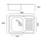 ULA 7201 ZS Decor Кухонная мойка