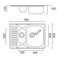 ULA 7301 ZS Decor Кухонная мойка
