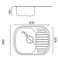 ULA 7704 ZS Decor Кухонная мойка