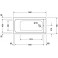 Акриловая ванна Duravit D-Code 150х75 (700095000000000)