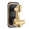 Смеситель для ванны встроенный TOPAZ SARDINIA TSG 08202-V-H20-BL 2 выхода, излив 190 мм, Черный