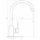 Смеситель для кухни TOPAZ BARTS TB 07403-H36-BL