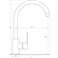 Смеситель для кухни TOPAZ BARTS TB 07403-H36-W