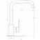 Смеситель для кухни TOPAZ BARTS TB 07423-H36-BL