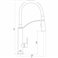 Смеситель для кухни TOPAZ BARTS TB 8817-H18
