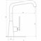 Смеситель для кухни TOPAZ TEEL TT 24401-H59-BB