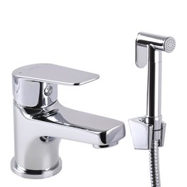 Смеситель для умывальника TOPAZ CAPRI TCA-15206-H43 гигиен. с стоп-лейкой, встроенный клапан,D35 Смеситель для умывальника TOPAZ CAPRI TCA-15206-H43 гигиен. с стоп-лейкой, встроенный клапан,D35