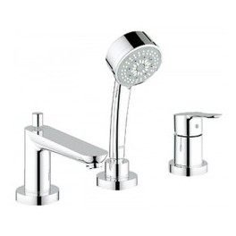Смеситель GROHE Bau Edge 25117000 для ванны на 3 отв. Смеситель GROHE Bau Edge 25117000 для ванны на 3 отв.