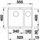 Кухонная мойка BLANCO SUBLINE 340/160-U кофе (515057)