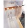 Шторка для ванны RAVAK CVS2-100 (Transp) white правосторонняя 7QRA0100Z1